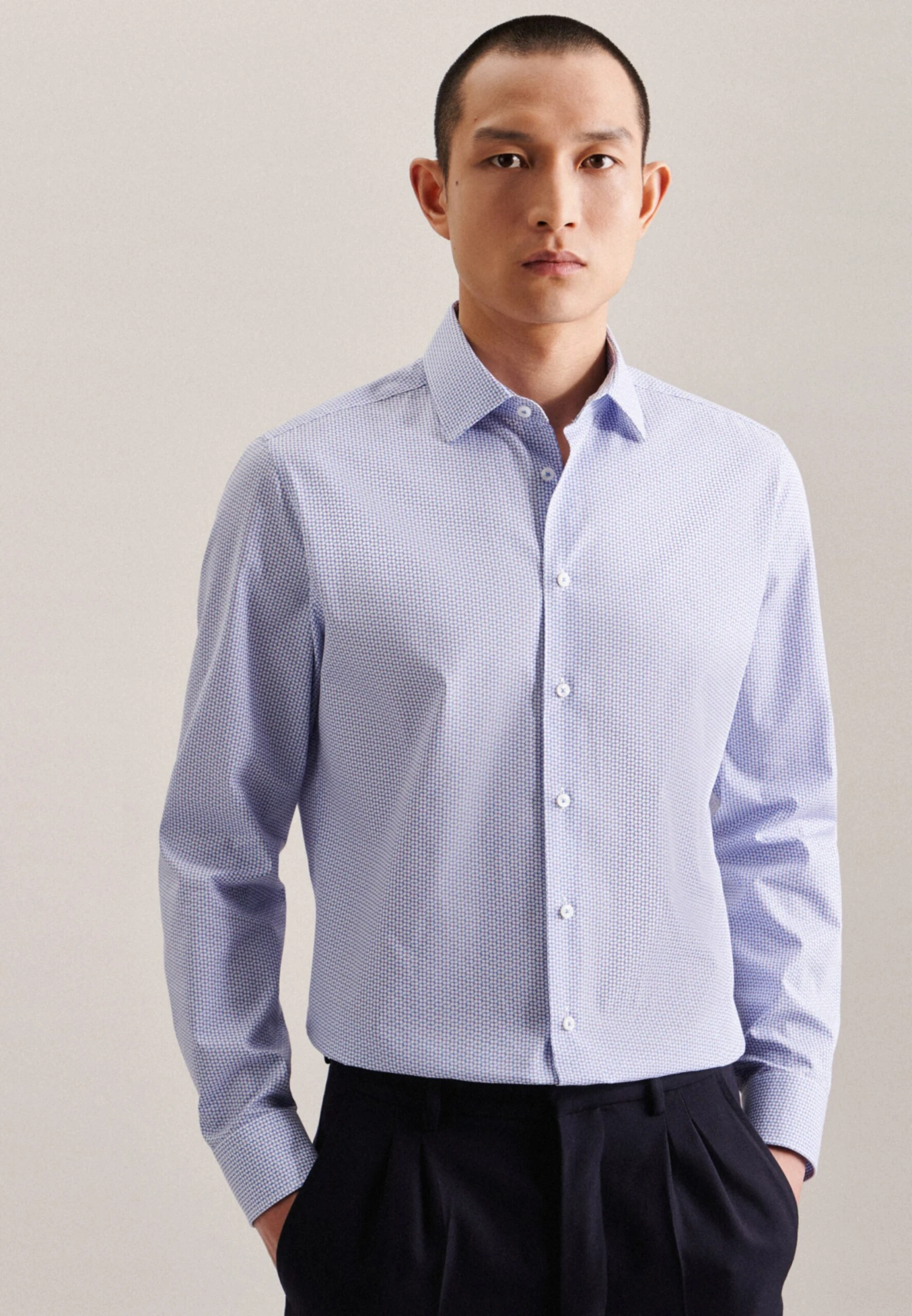 Seidensticker Business Skjorter Slim Fit Forretningsskjorte Mænd Himmelblå - Billede 2