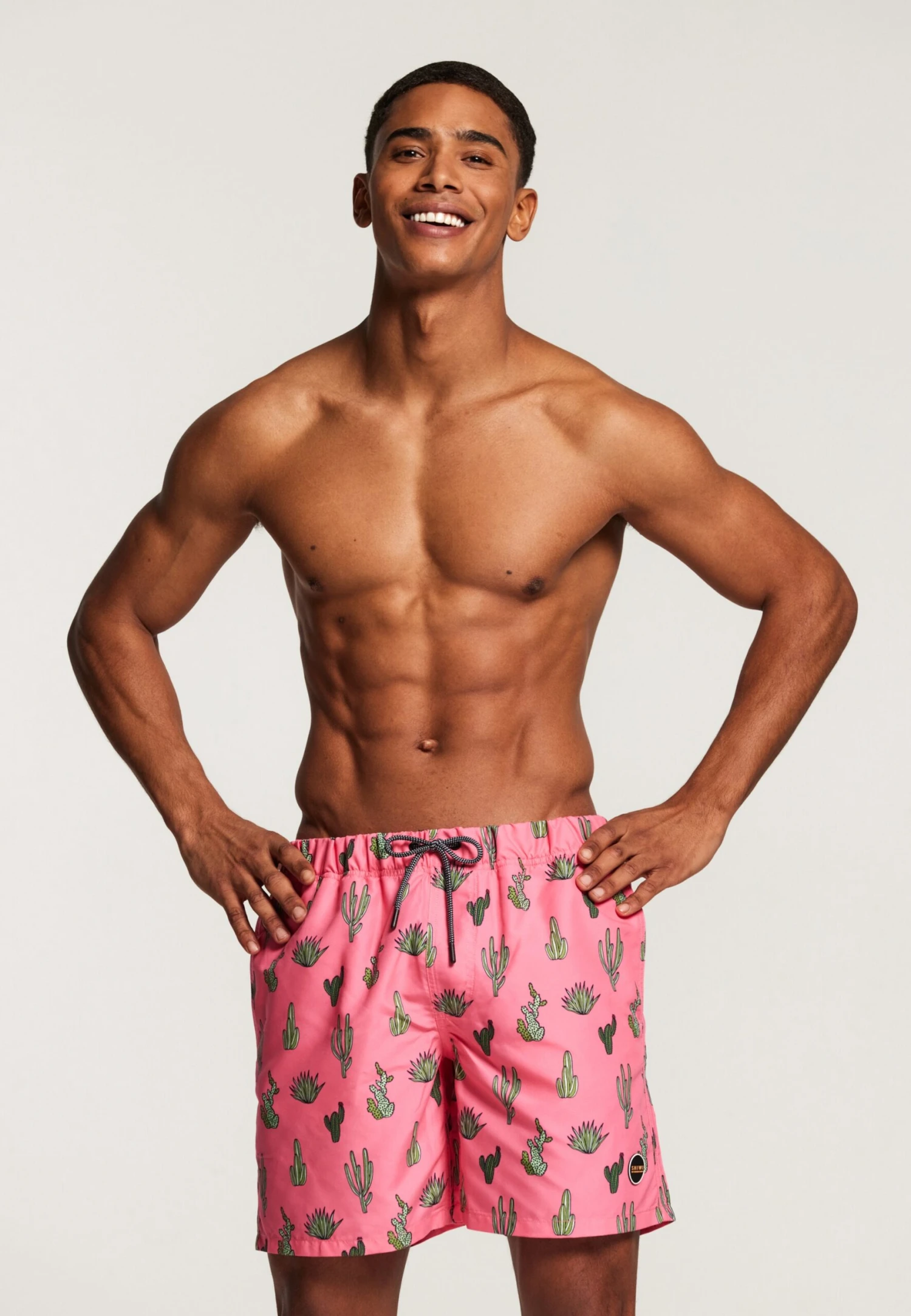 Shiwi Badetøj Badeshorts Cacti Mænd Lys Pink - Billede 2