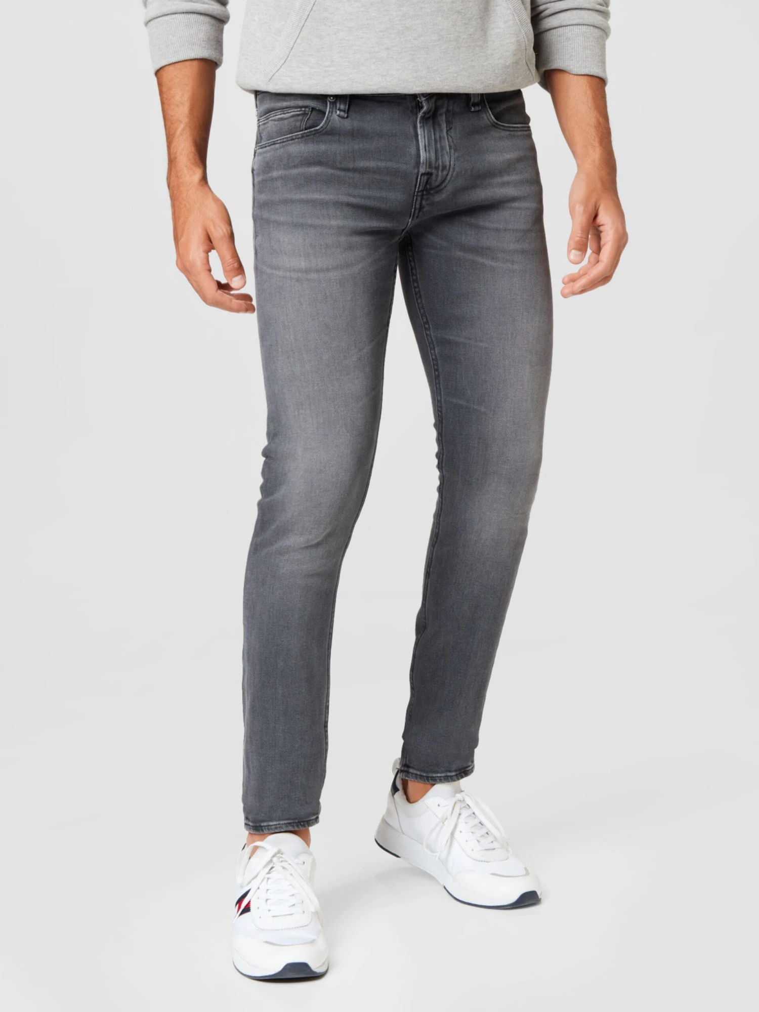 Guess Skinny Fit Skinny Jeans Chris Mænd Grå - Billede 3
