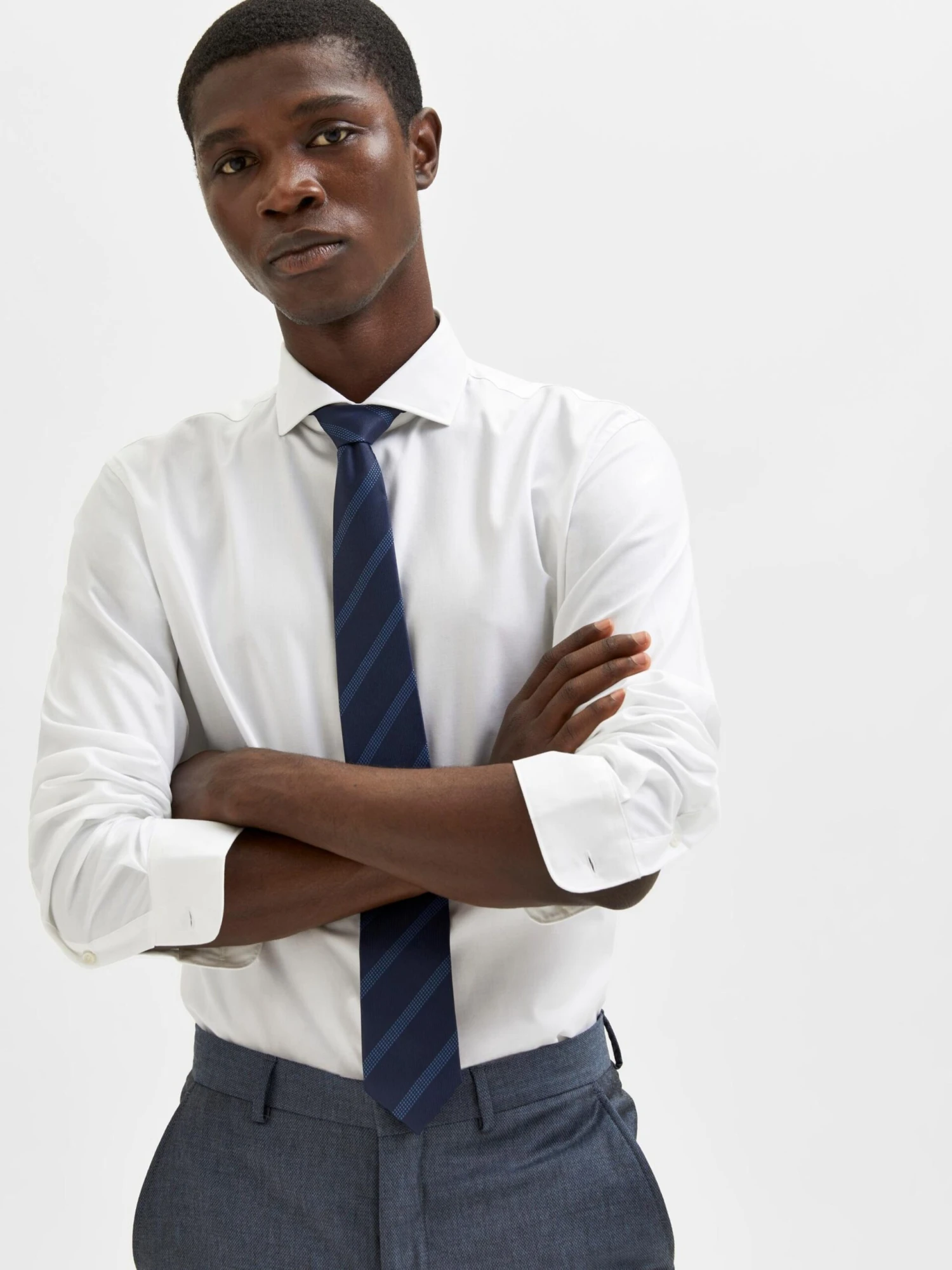 Selected Homme Business Skjorter Slim Fit Forretningsskjorte Ethan Mænd Naturhvid - Billede 5