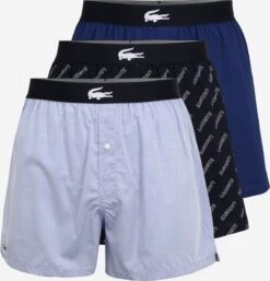 Lacoste Boxershorts Boksershorts Mænd Navy / Azur / Pastelblå
