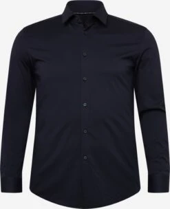 Business Skjorter Slim Fit Forretningsskjorte Hank Mænd Mørkeblå