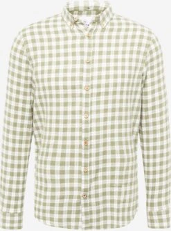 Kronstadt Ternede Skjorter Regular Fit Skjorte Johan Mænd Oliven