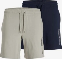 Jack & Jones Træningsshorts Regular Bukser NEO Mænd Beige / Navy