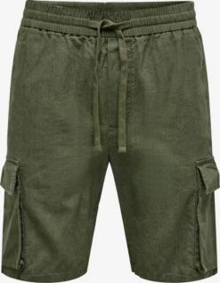 Only & Sons Cargoshorts Regular Cargobukser Sinus Mænd Oliven