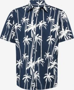 S.Oliver Casual Skjorter Regular Fit Skjorte Mænd Navy