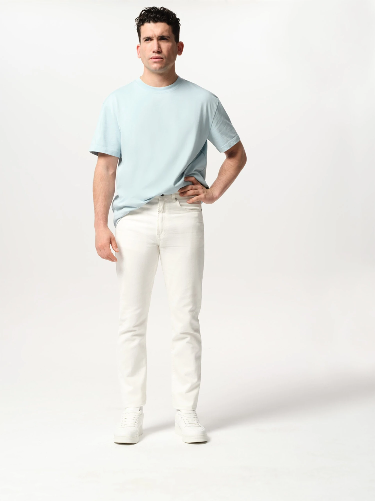 Slim Fit Slimfit Jeans Rafael Mænd Hvid - Billede 5