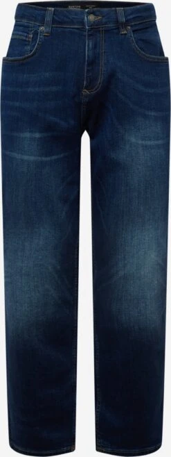 Tapered Leg Tapered Jeans Mænd Mørkeblå