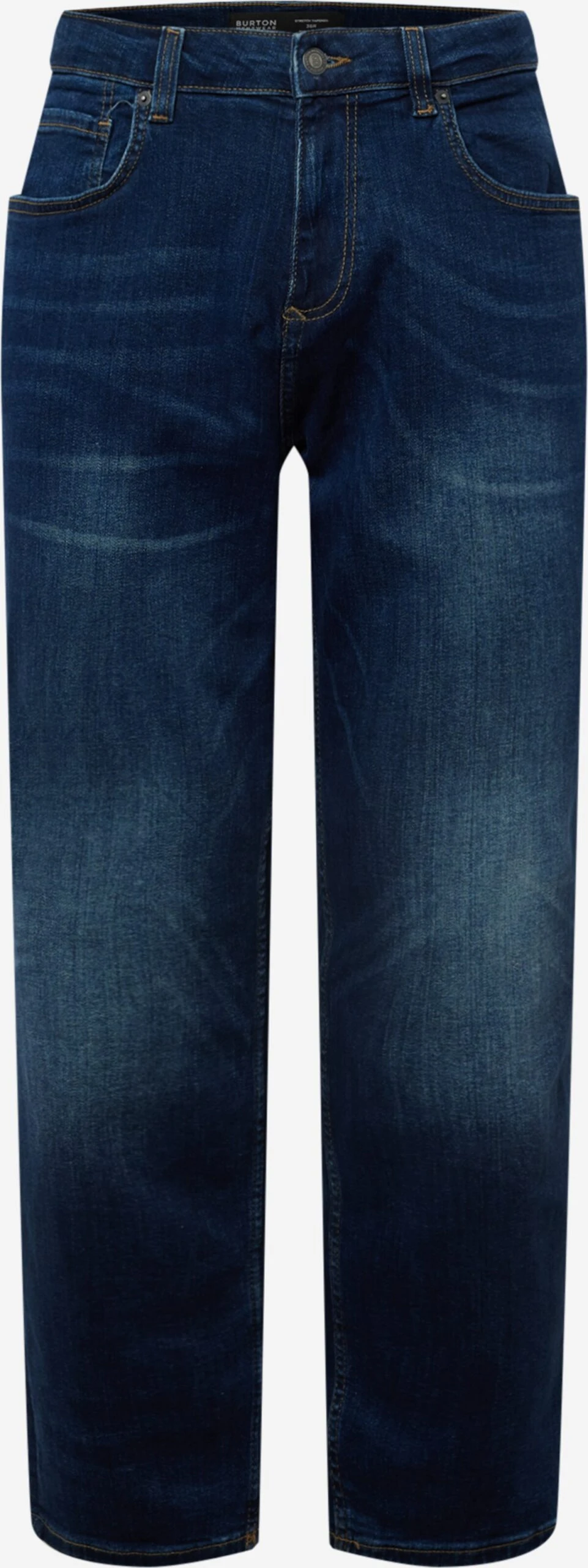 Tapered Leg Tapered Jeans Mænd Mørkeblå