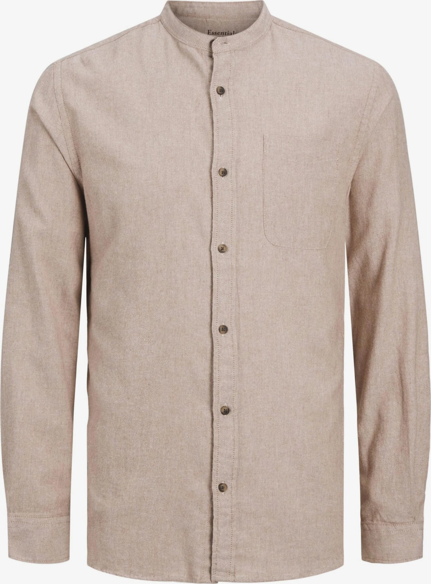 Jack & Jones Casual Skjorter Comfort Fit Skjorte Band Mænd Beige-meleret