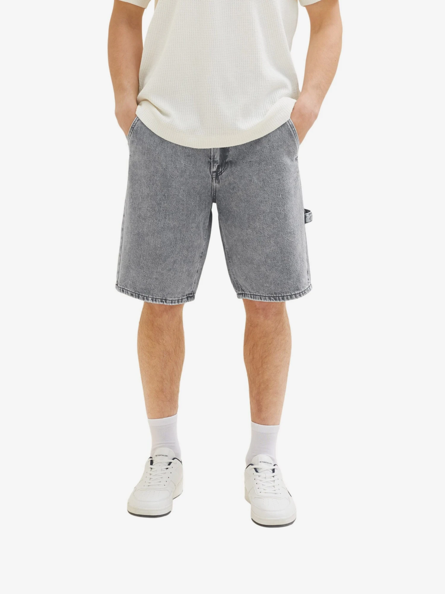 TOM TAILOR Denim Denimshorts Loosefit Jeans Mænd Grå - Billede 2