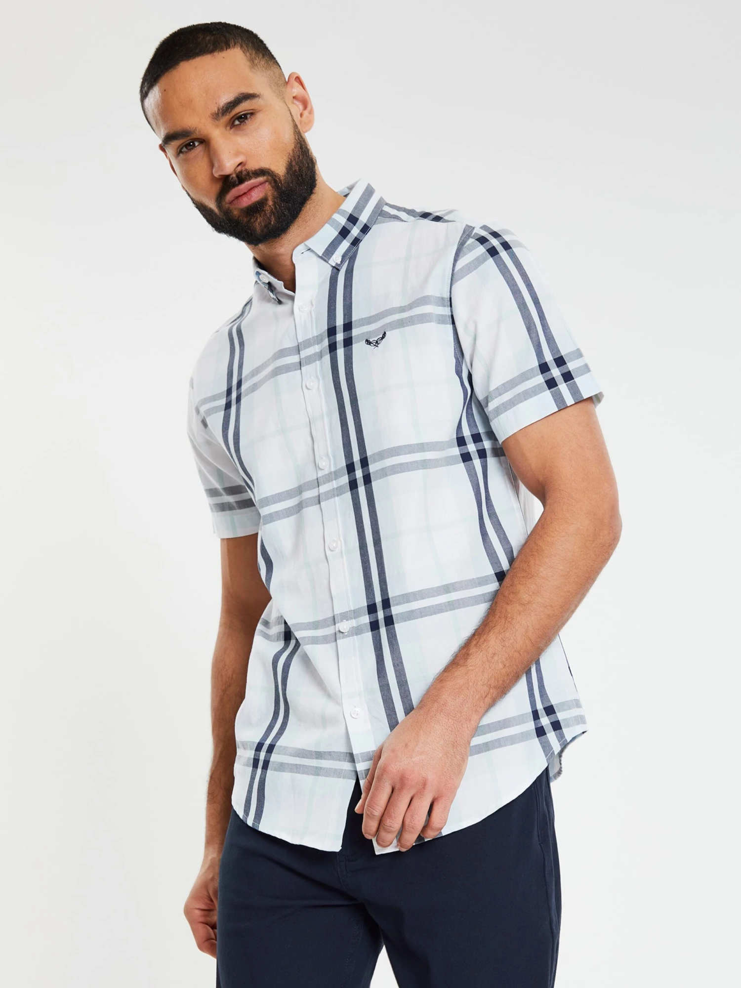 Threadbare Ternede Skjorter Regular Fit Skjorte Marcello Mænd Hvid - Billede 2