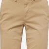 Chinoshorts Regular Lærredsbukser Mænd Mørkebeige