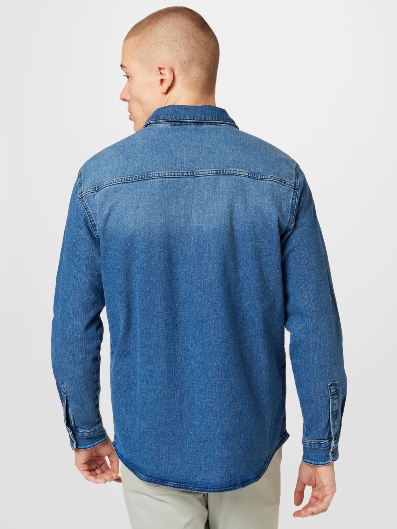 Only & Sons Denimskjorter Regular Fit Skjorte Camon Mænd Blå - Billede 4