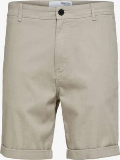 Selected Homme Chinoshorts Regular Lærredsbukser Luton Mænd Mørkebeige