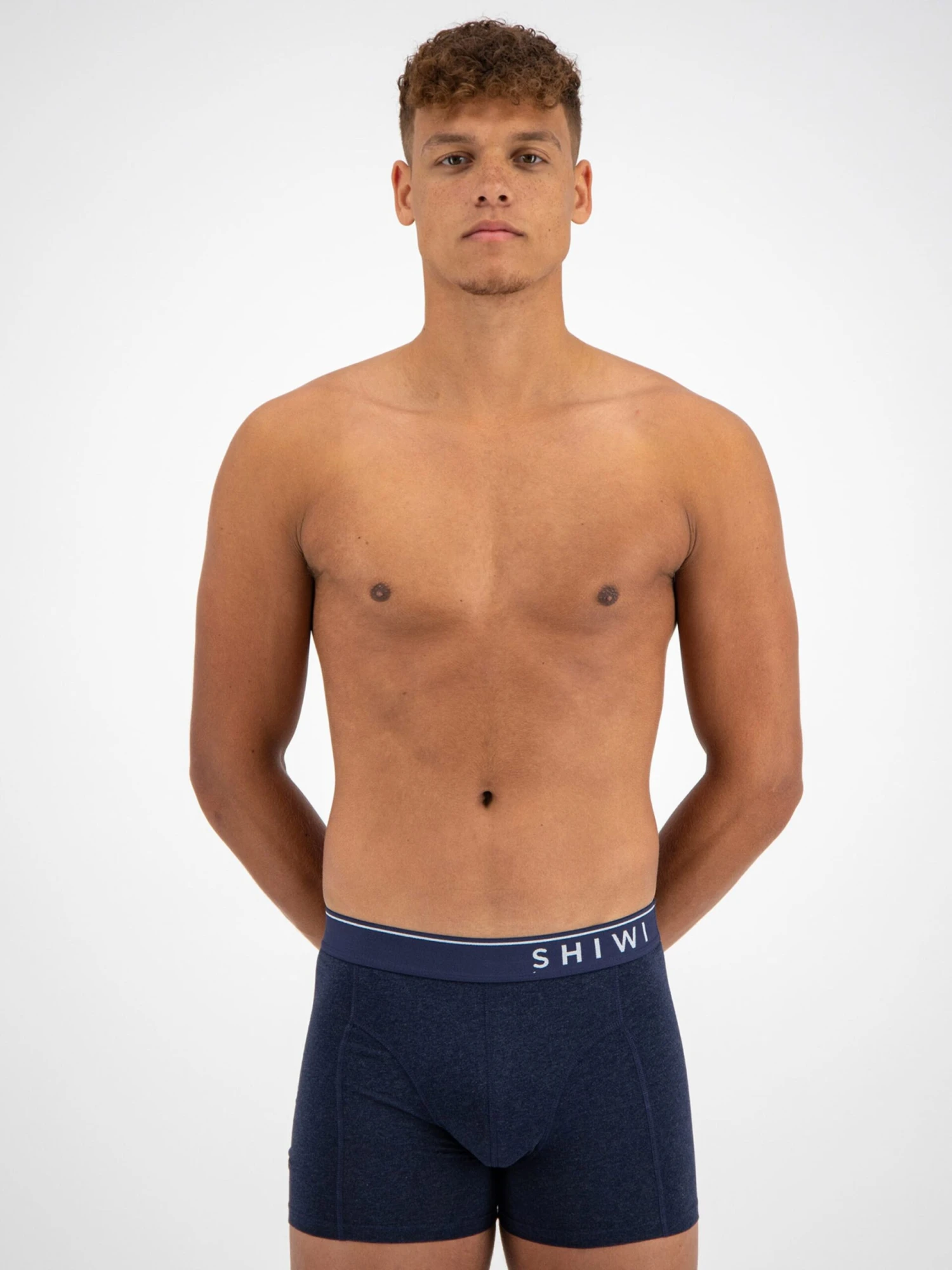 Shiwi Underbukser Regular Boksershorts Solid Mænd Navy - Billede 3