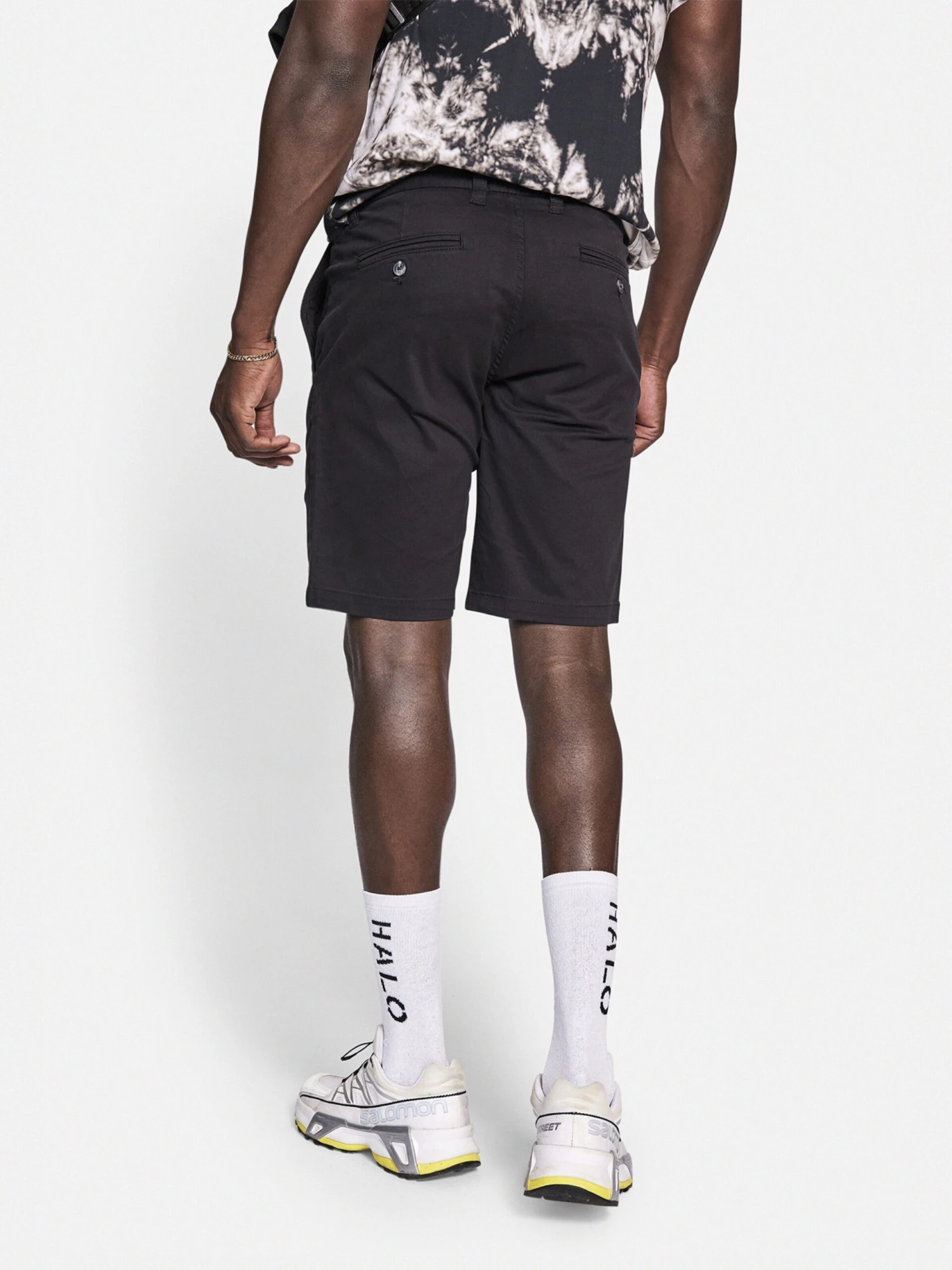 Redefined Rebel Chinoshorts Regular Lærredsbukser Ethan Mænd Sort - Billede 4