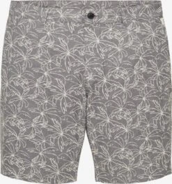 TOM TAILOR Denim Chinoshorts Regular Lærredsbukser Mænd Sort-meleret