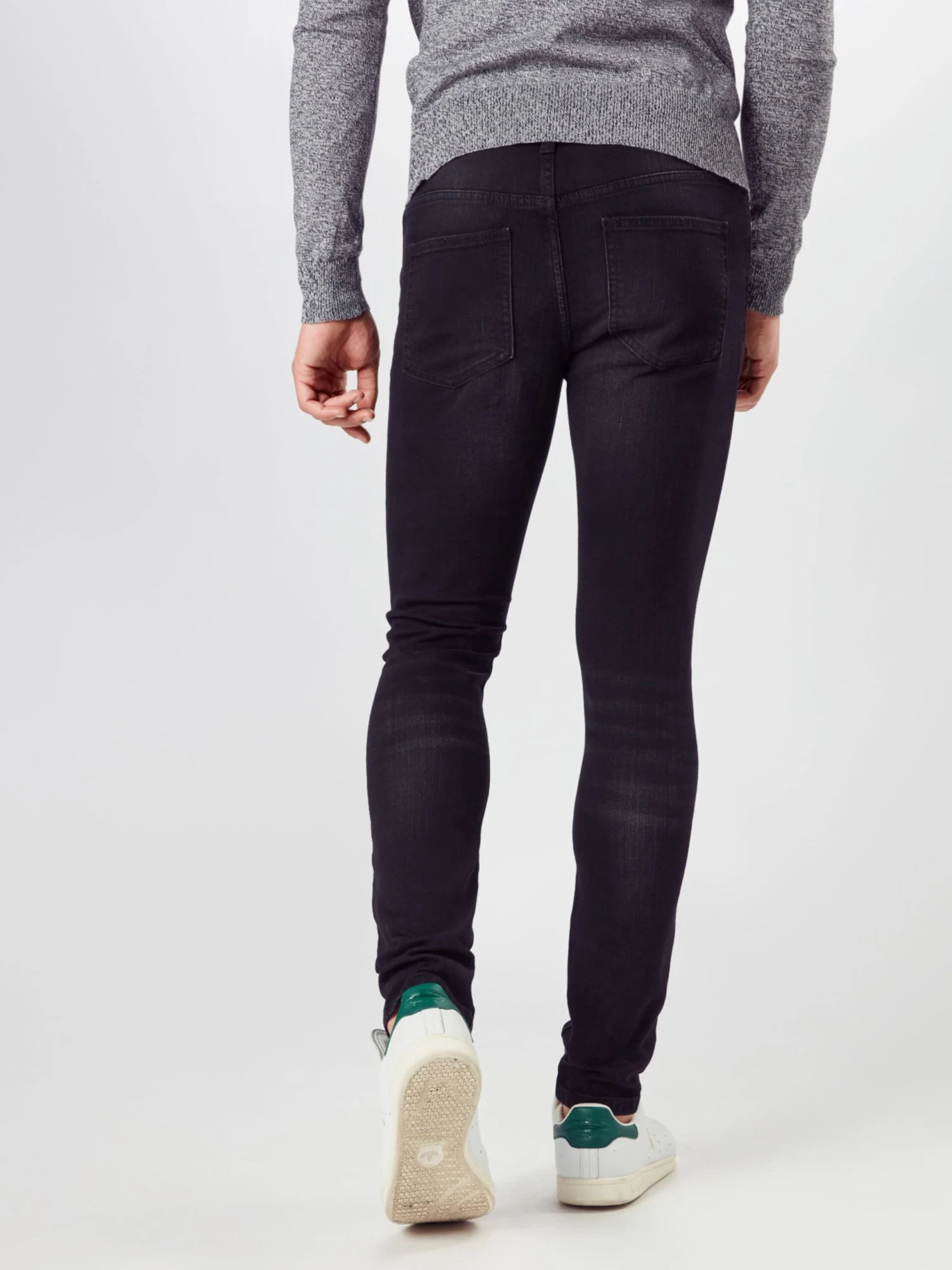 Denim Project Skinny Fit Skinny Jeans MR. BLACK Mænd Sort - Billede 3