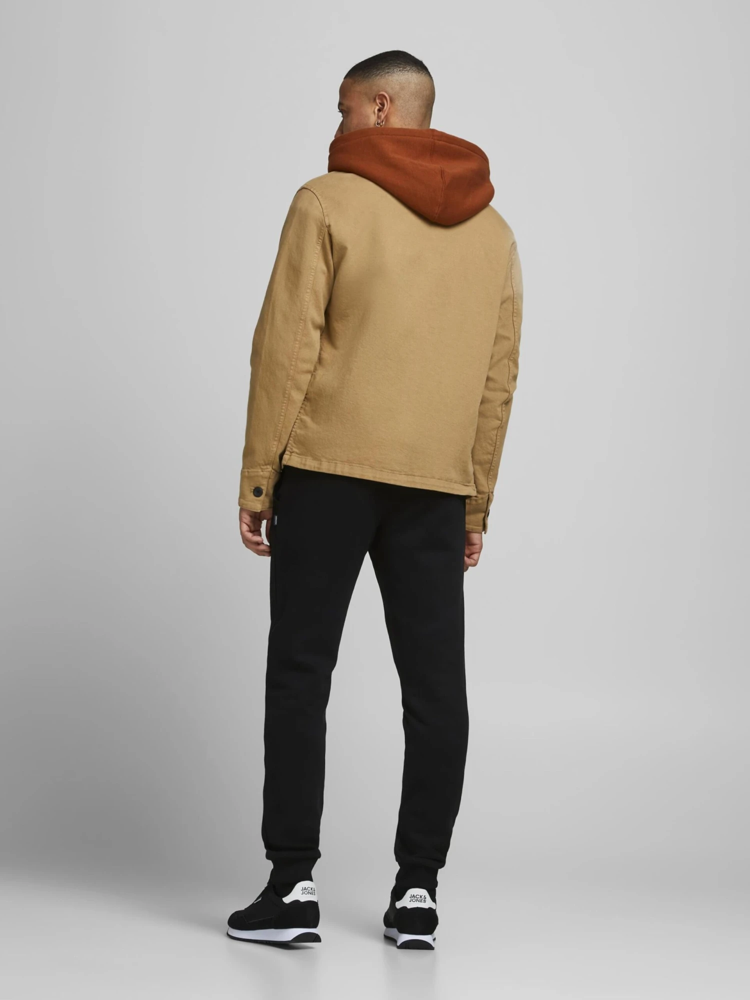 Jack & Jones Joggingbukser Tapered Bukser GORDON BRADLEY Mænd Sort - Billede 4