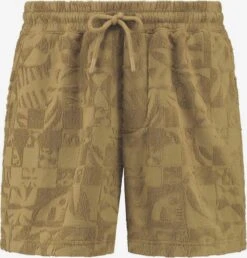 Shiwi Træningsshorts Regular Bukser TOWELING Mænd Khaki / Oliven