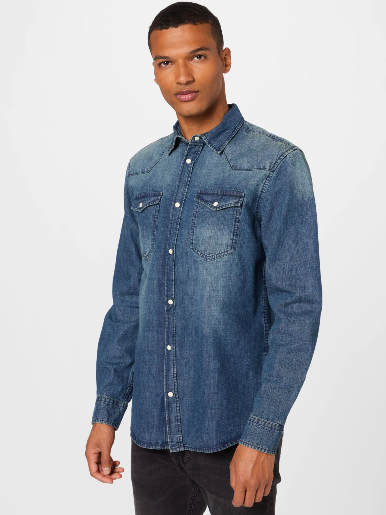 Redefined Rebel Denimskjorter Regular Fit Skjorte Jeremy Mænd Blå - Billede 3