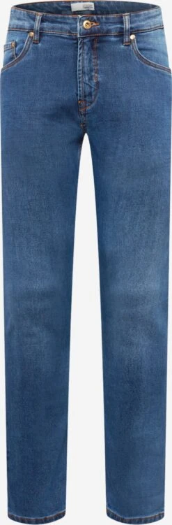 Solid Skinny Fit Skinny Jeans Tulio Joy Mænd Blå