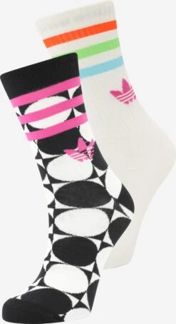 Adidas Originals Undertøj Sokker PRIDE Mænd Sort / Hvid