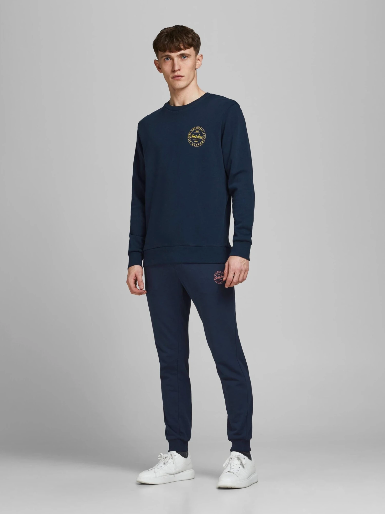 Jack & Jones Joggingbukser Regular Bukser Gordon Mænd Navy - Billede 5