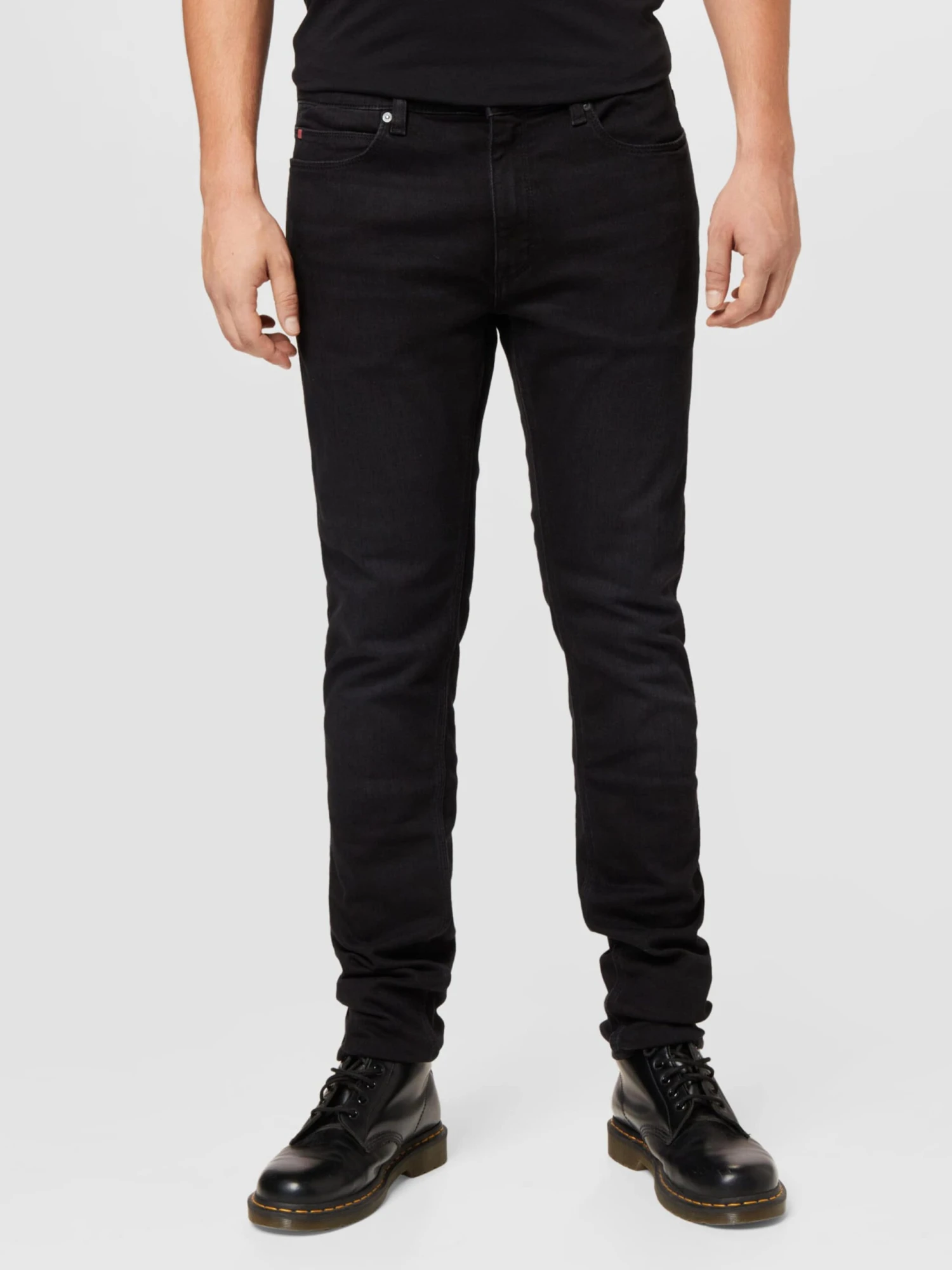 Slim Fit Slimfit Jeans HUGO 734 Mænd Sort - Billede 3