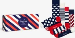 Happy Socks Undertøj Sokker 4-Pack Navy Socks Gift Set Mænd Blandingsfarvet