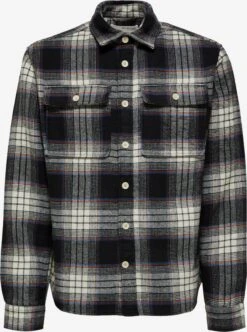 Selected Homme Ternede Skjorter Regular Fit Skjorte Mænd Sort