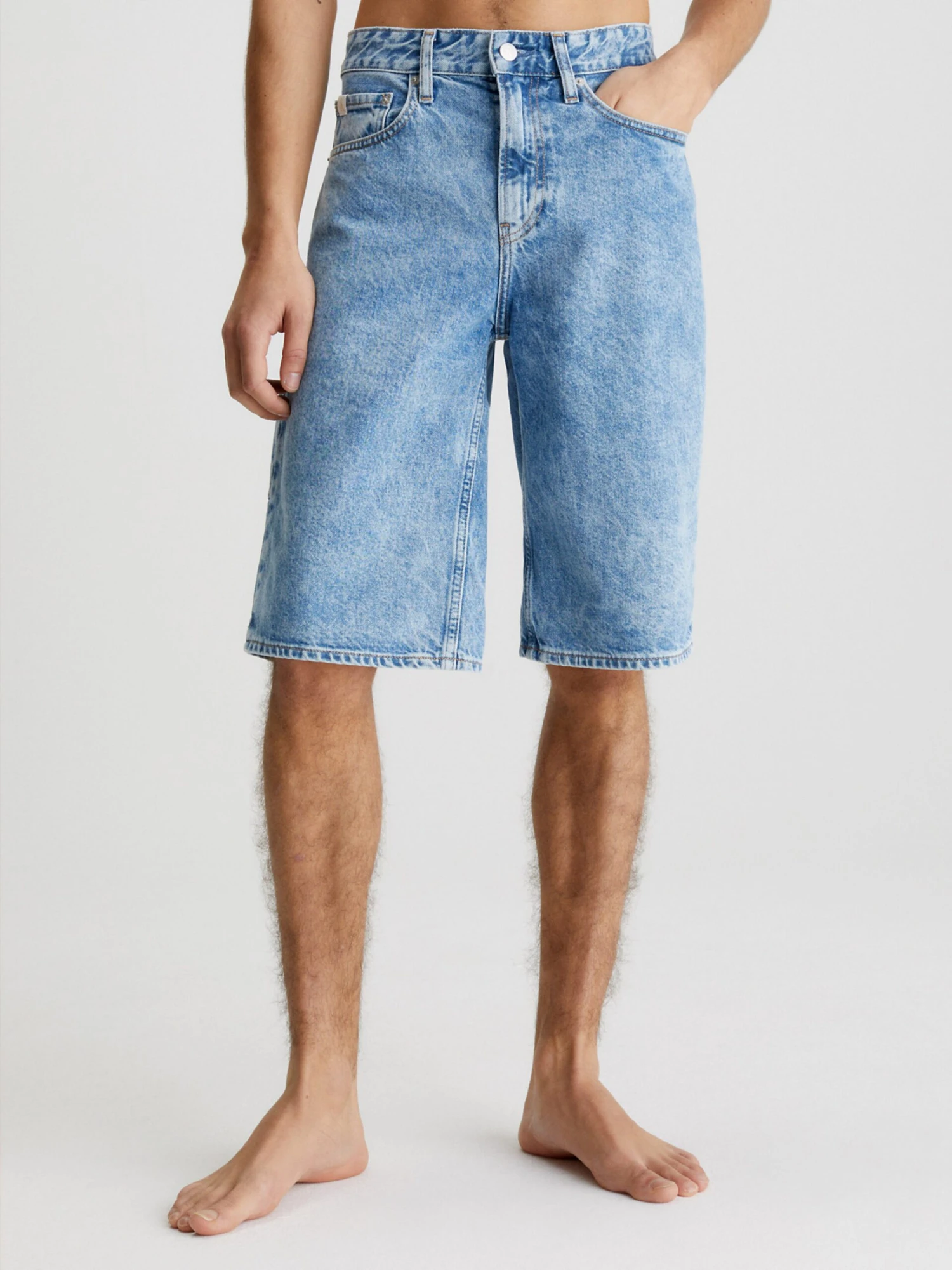Calvin Klein Jeans Denimshorts Loosefit Bukser Mænd Blå - Billede 2