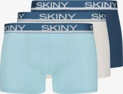 Skiny Boxershorts Boksershorts Mænd Lyseblå / Mørkeblå / Hvid
