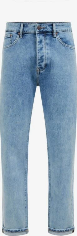WE FASHION Tapered Leg Tapered Jeans Mænd Lyseblå