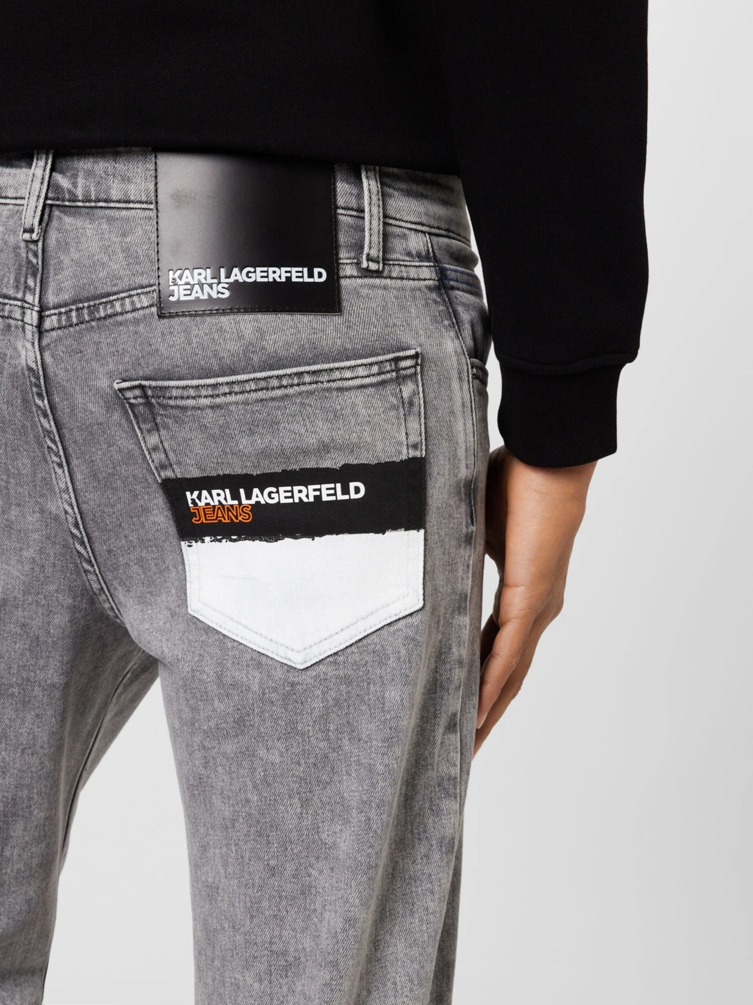 Karl Lagerfeld Jeans Slim Fit Slimfit Jeans Mænd Grå - Billede 2