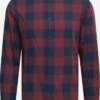 Jack & Jones Ternede Skjorter Slim Fit Skjorte Gingham Mænd Mørkeblå / Vinrød