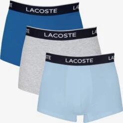 Lacoste Boxershorts Boksershorts Mænd Blå / Grå