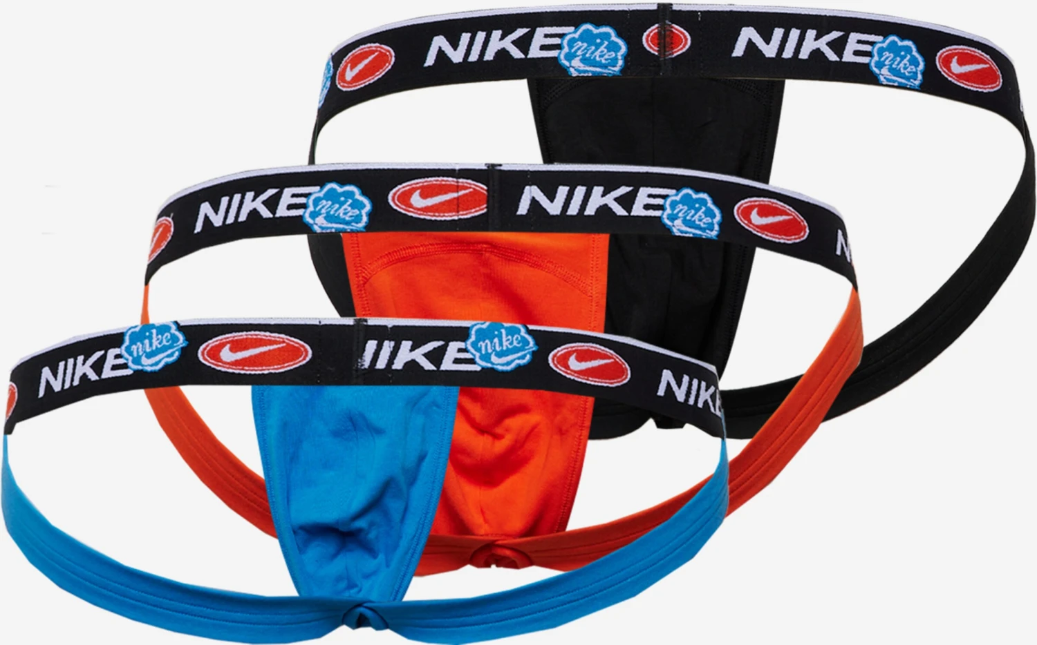 Nike Underbukser Sportsunderbukser JOCK Mænd Blå / Rød / Sort - Billede 2