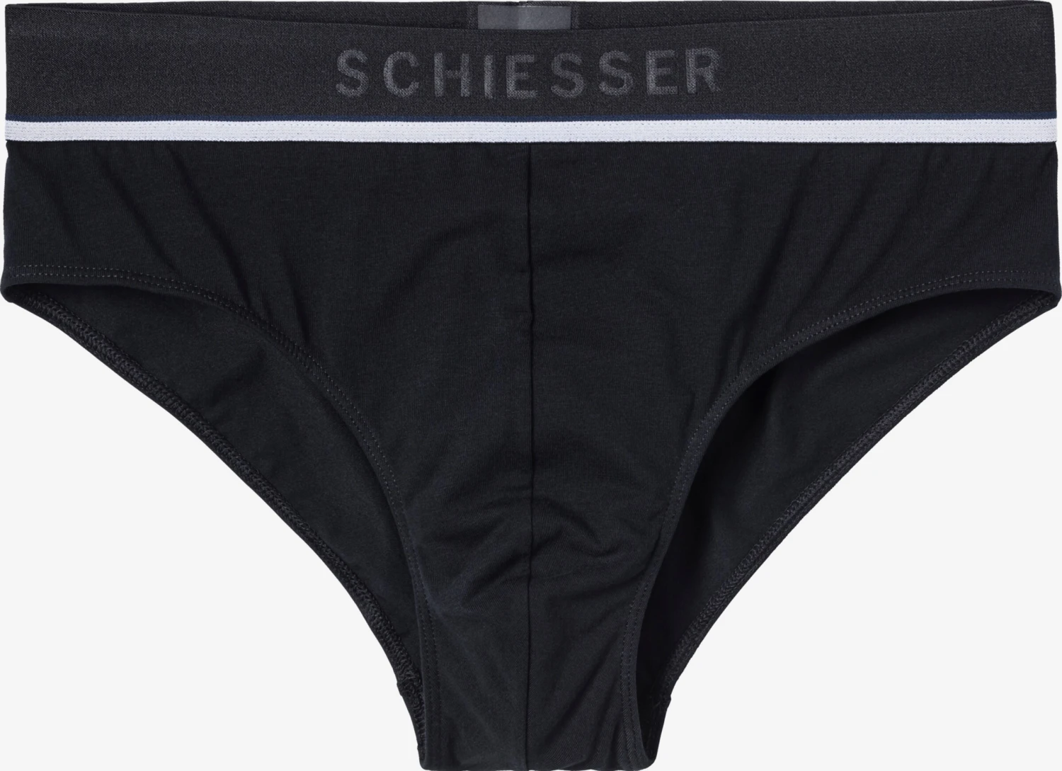 Schiesser Trusser Slip Mænd Navy / Grå-meleret / Sort - Billede 2