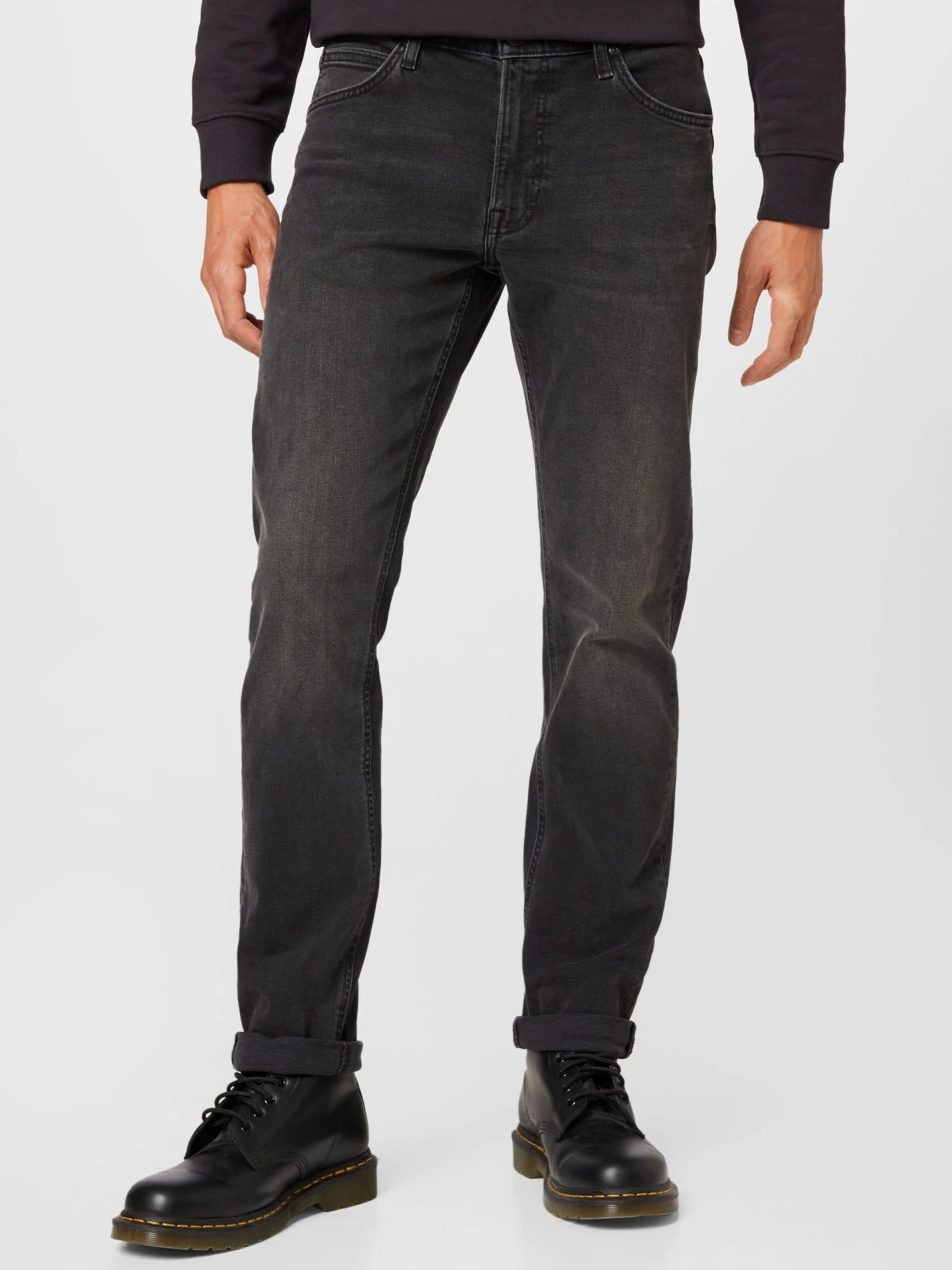 Lee Slim Fit Slimfit Jeans Daren Mænd Grå - Billede 3