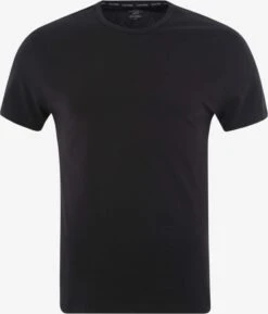 CALVIN KLEIN UNDERWEAR Undertrøjer Undertrøje 2P S/S CREW NECK Mænd Sort