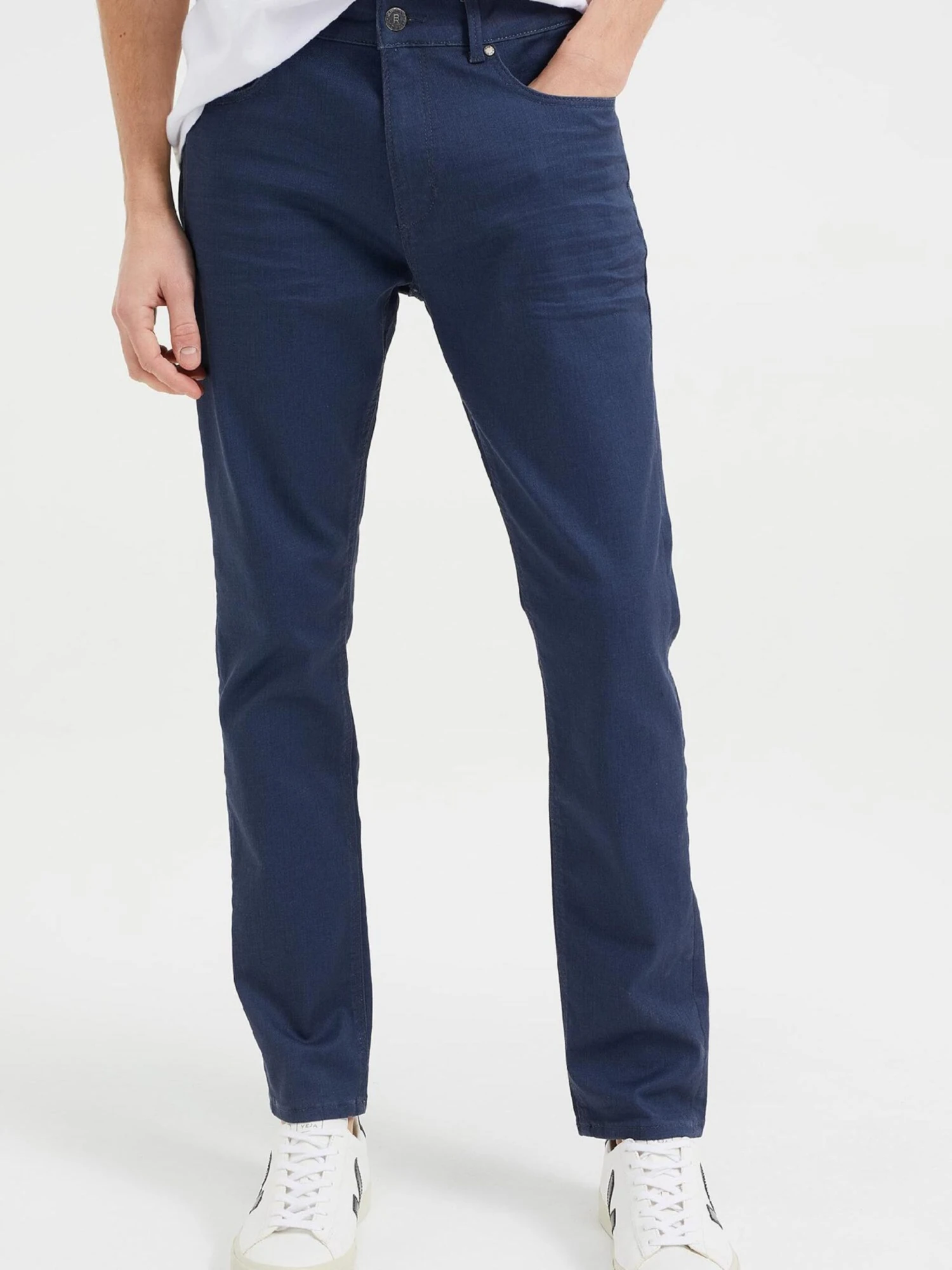 WE FASHION Slim Fit Slimfit Jeans Pablo Sloane Mænd Blå - Billede 2