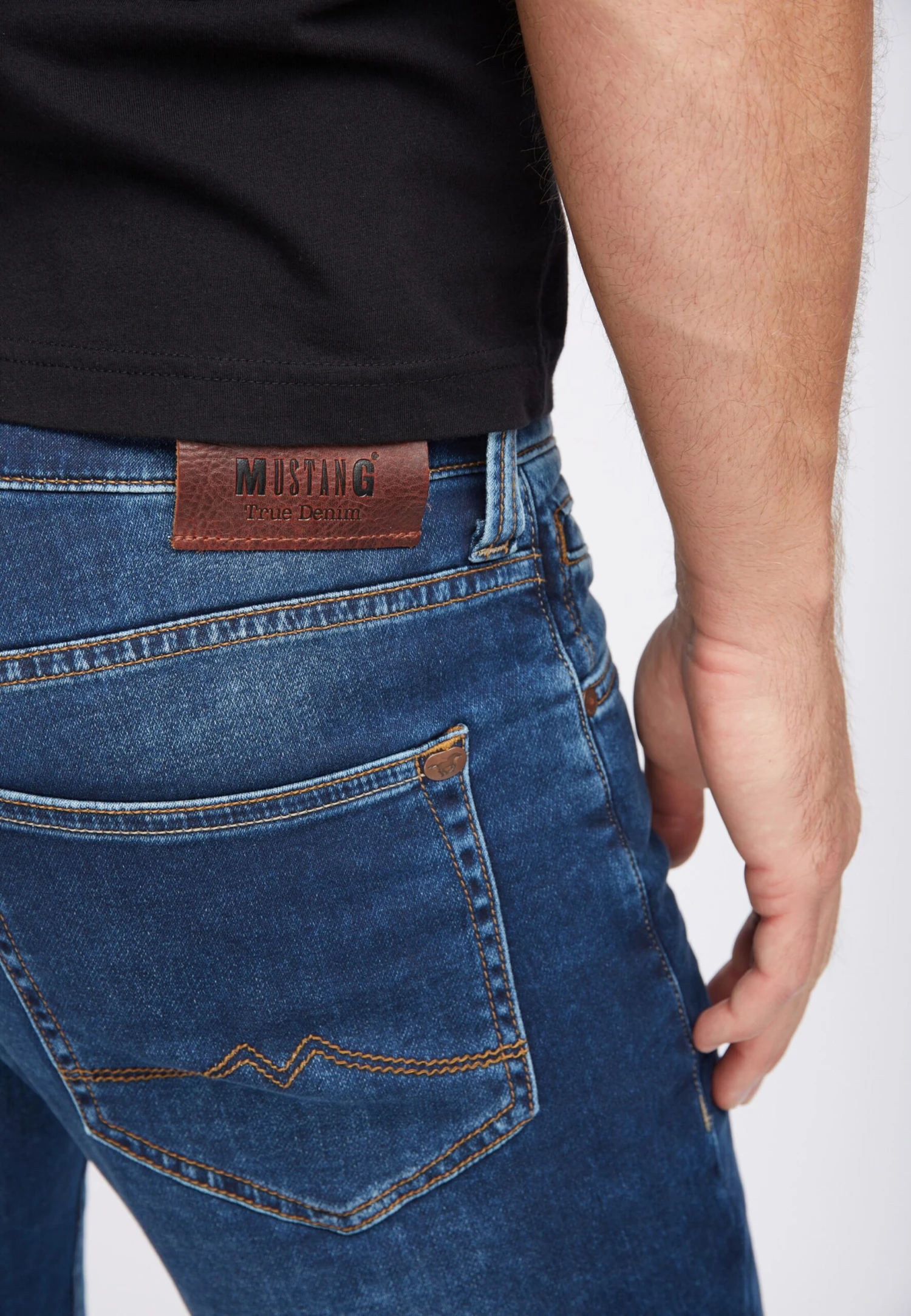 Mustang Skinny Fit Skinny Jeans Oregon Mænd Blå - Billede 12