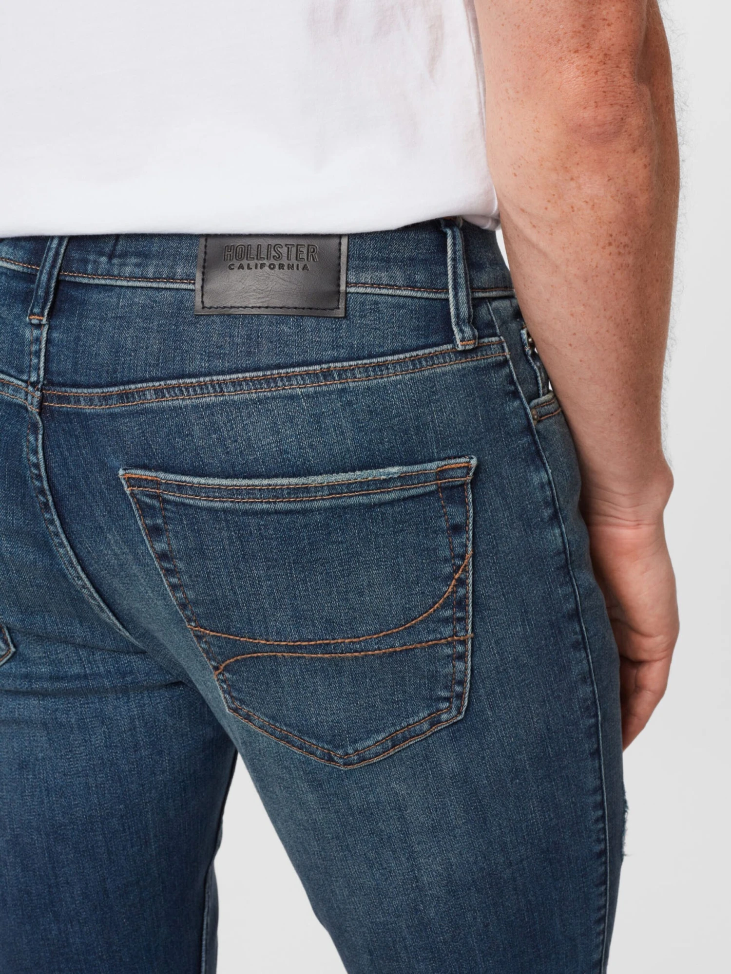Hollister Slim Fit Slimfit Jeans Mænd Blå - Billede 2