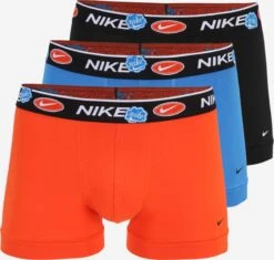 Nike Underbukser Sportsunderbukser Mænd Himmelblå / Orange / Sort