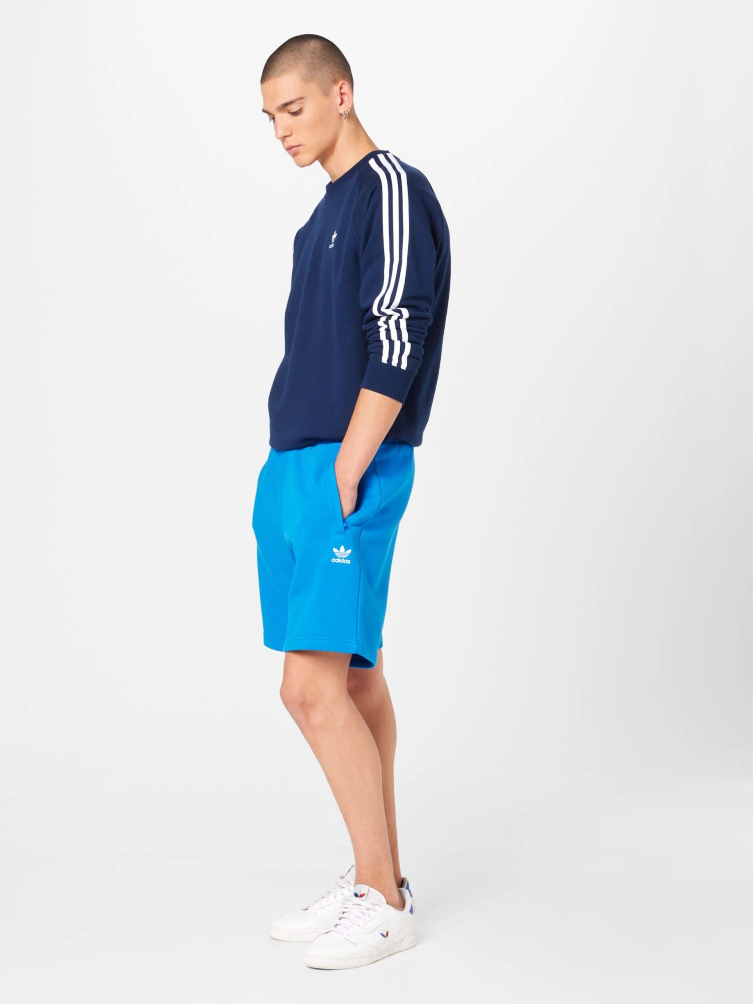 Adidas Originals Træningsshorts Regular Bukser Mænd Blå - Billede 5