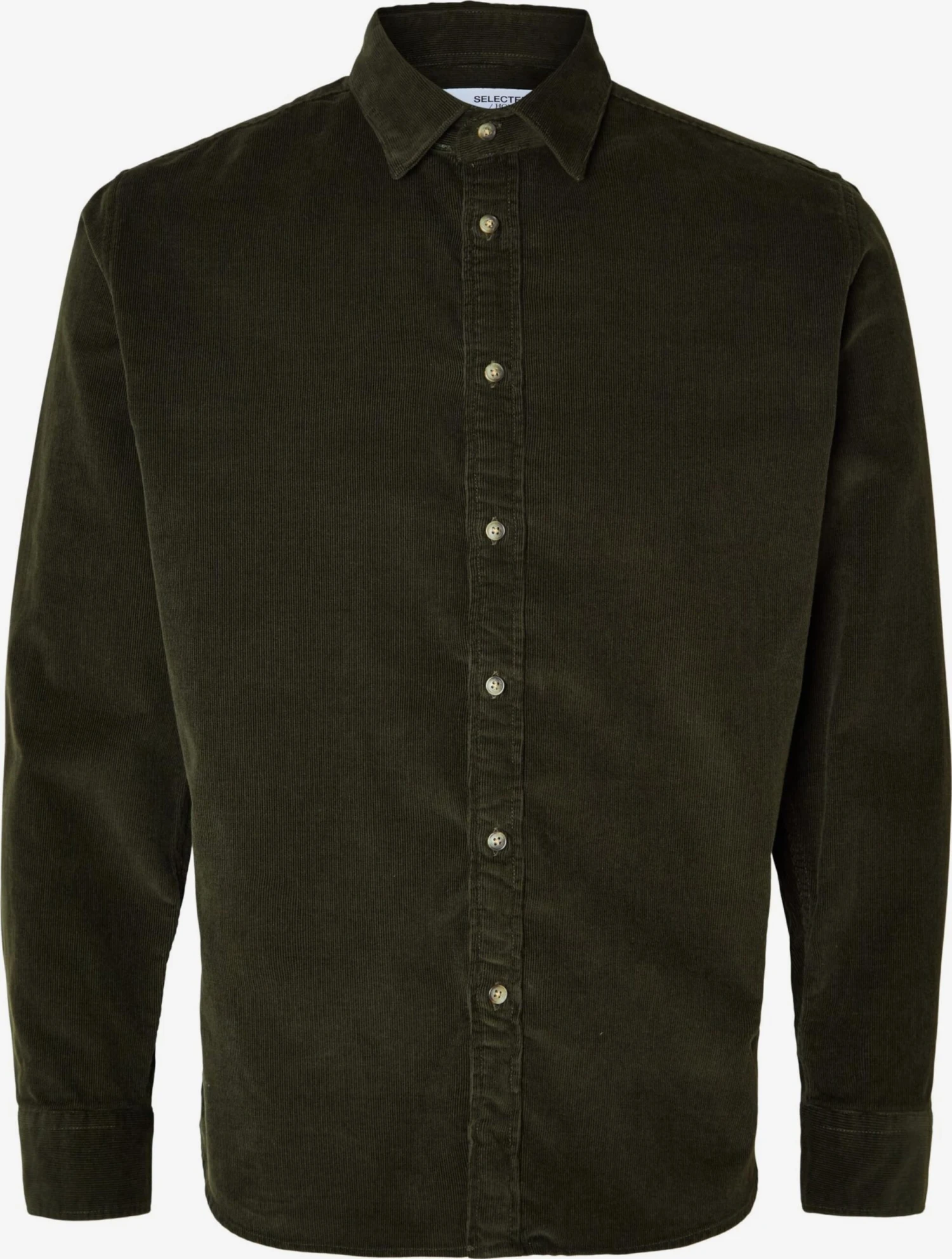 Selected Homme Casual Skjorter Regular Fit Skjorte Regowen Mænd Gran