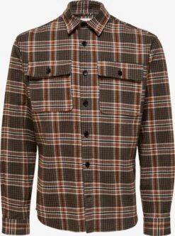 Selected Homme Ternede Skjorter Regular Fit Skjorte Kasper Mænd Safir