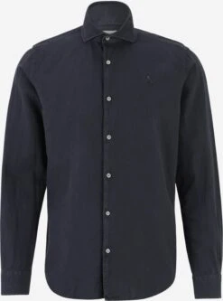 Scalpers Casual Skjorter Regular Fit Skjorte Mænd Natblå